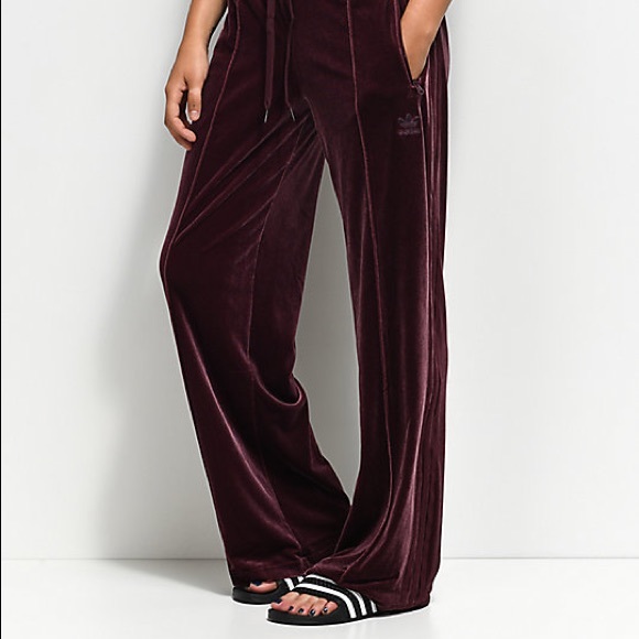 adidas shiny track pants